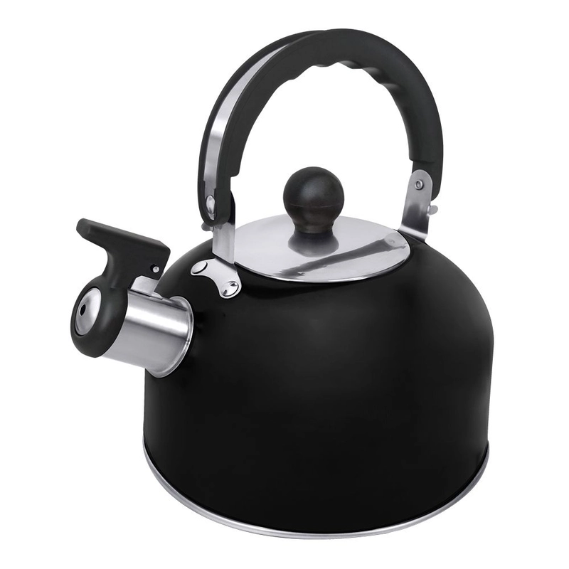 Чайник со свистком HOME ELEMENT HE-WK1603B, черный матовый