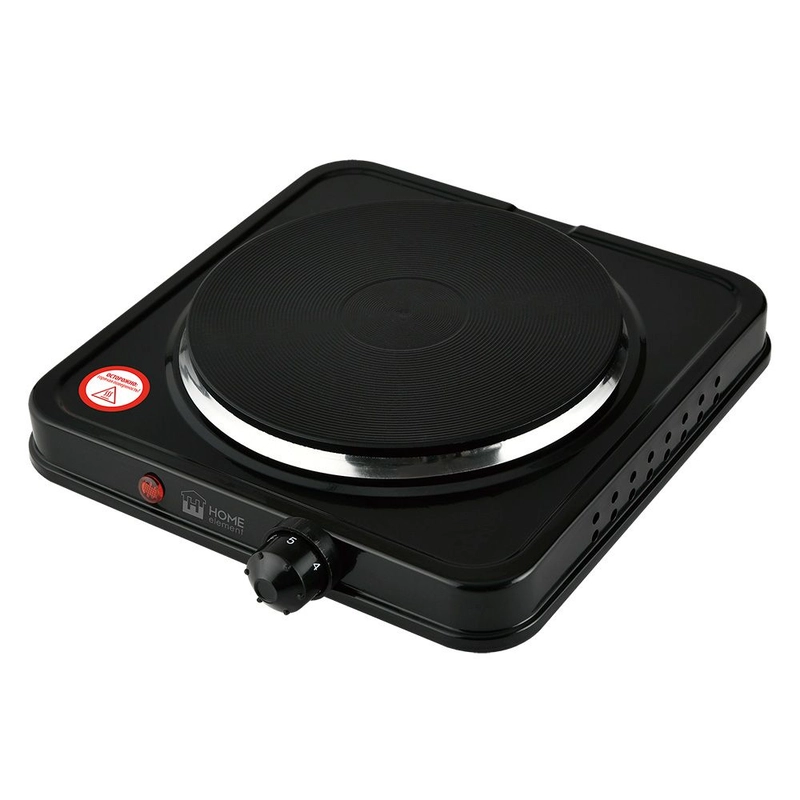 Электрическая плитка настольная HOME ELEMENT HE-HP719A , d 18 см, черный