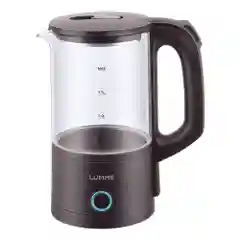Чайник электрический стеклянный LUMME LU-4105 /1800W/ 1,8л/ коричневый оникс