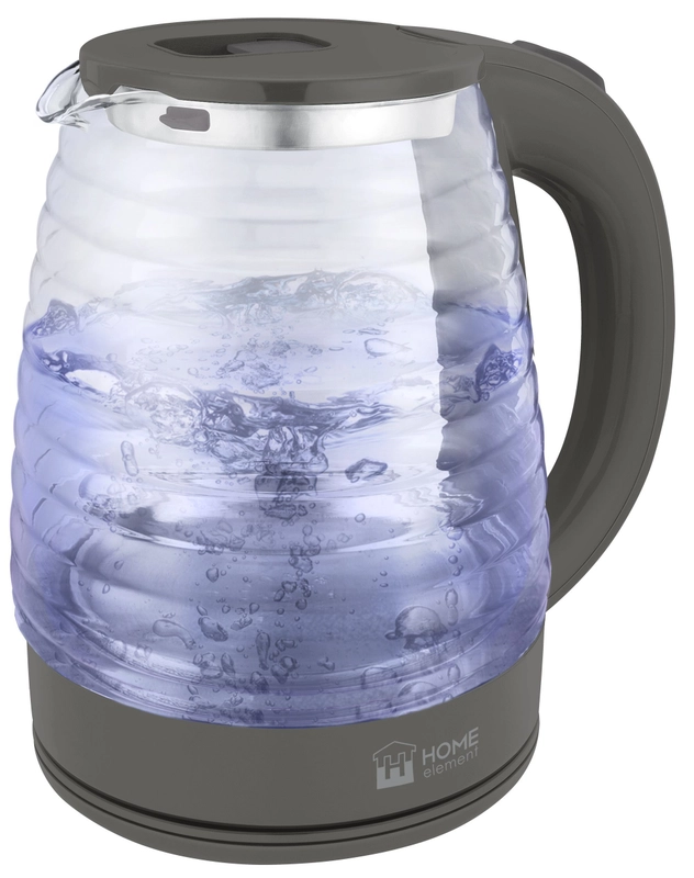 Чайник электрический HOME ELEMENT HE-KT2307стеклянный с подсветкой/ электрочайник 2л