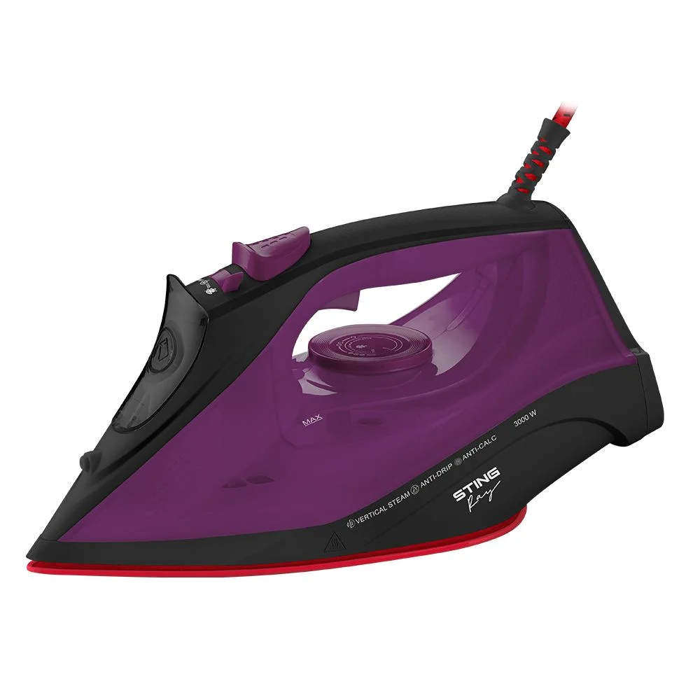 Черный утюг STINGRAY ST-IR200A фиолетовый чароит