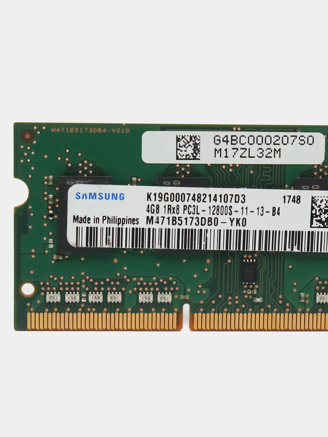 Оперативная память для ноутбука Samsung DDR3, 4 ГБ, 1600 MHz