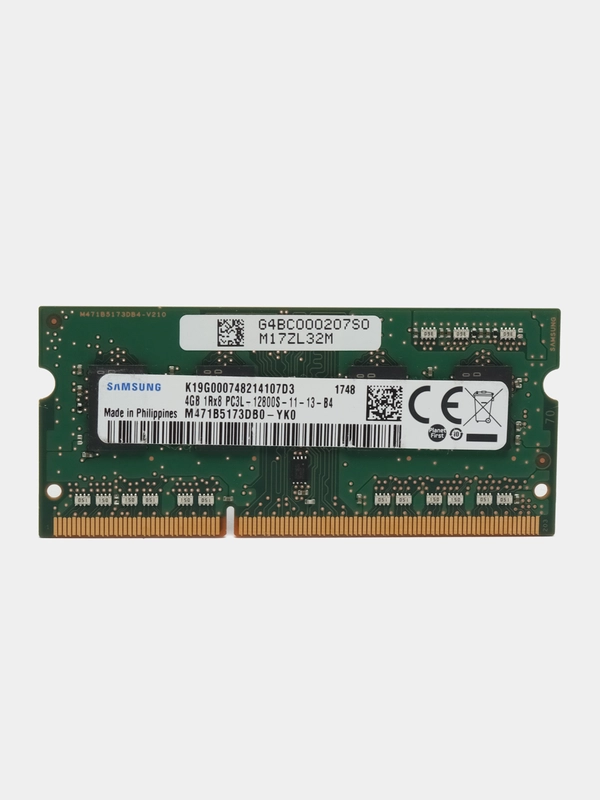 Оперативная память для ноутбука Samsung DDR3, 4 ГБ, 1600 MHz