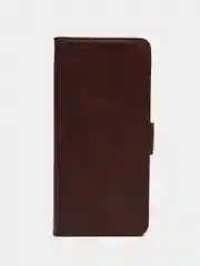 Коричневый чехол-книжка для Tecno POVA 6 / Pova 6 Pro 5G (Техно Пова 6 Про) с боковым магнитом