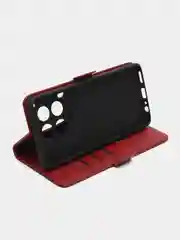 Красный чехол-книжка для Tecno CAMON 30 (Техно Камон 30) с боковым магнитом
