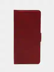 Красный чехол-книжка для Xiaomi Poco X6Pro 5G (Сяоми Поко Х6Про) с боковым магнитом