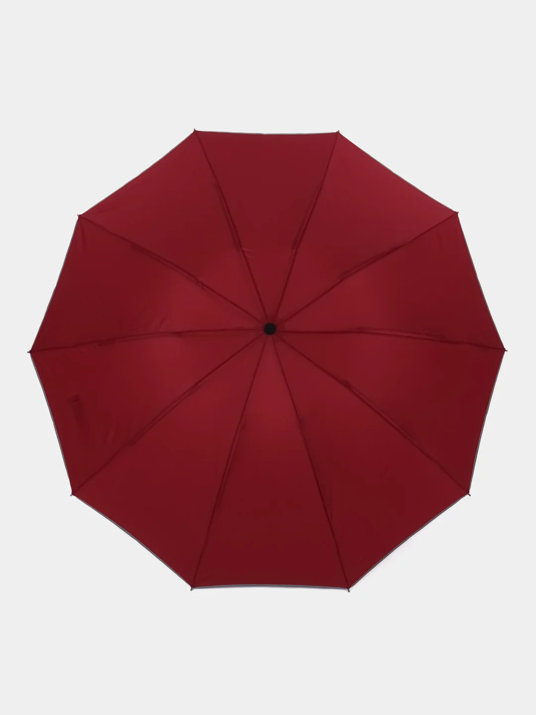 Красный зонт обратного сложения со встроенным фонариком, умный зонт Zuodu Automatic Umbrella LED