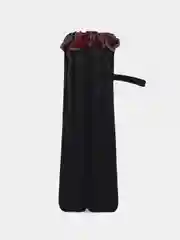 Красный зонт обратного сложения со встроенным фонариком, умный зонт Zuodu Automatic Umbrella LED