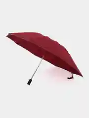 Красный зонт обратного сложения со встроенным фонариком, умный зонт Zuodu Automatic Umbrella LED