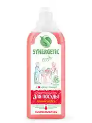 Средство для мытья посуды и детских игрушек SYNERGETIC "Арбуз", 1 л