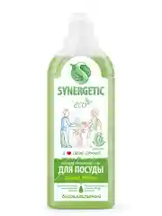Средство для мытья посуды и детских игрушек SYNERGETIC "Яблоко", 1 л