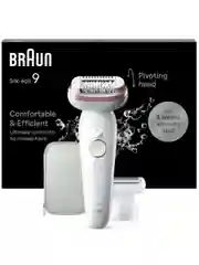 Эпилятор женский Braun Silk-epil 9-030, белый, 40 микропинцетов