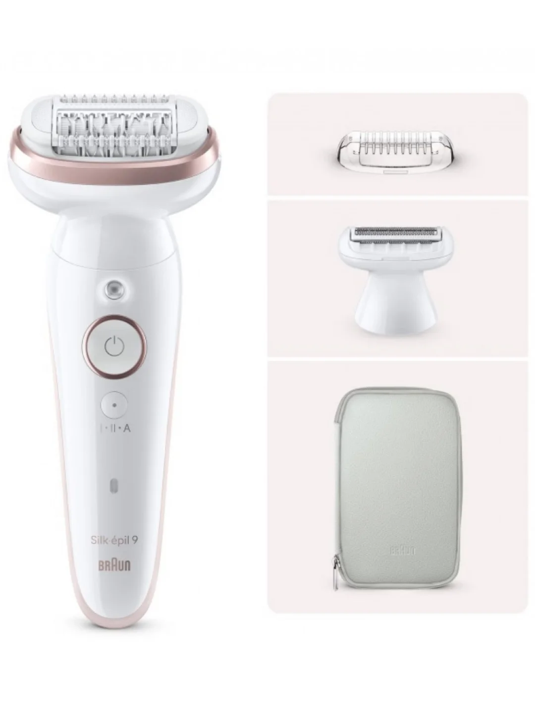 Эпилятор женский Braun Silk-epil 9-030, белый, 40 микропинцетов
