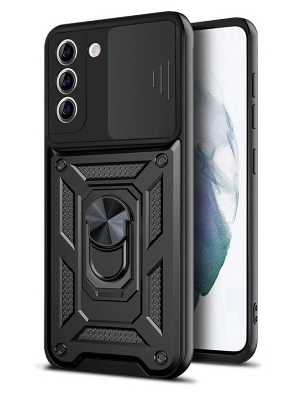 Чехол противоударный armors для Samsung S21 FE / Самсунг S21 ФЕ с защитой камеры