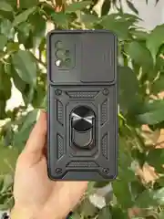 Черный чехол противоударный armors для Samsung A51 / Самсунг А51 с защитой камеры