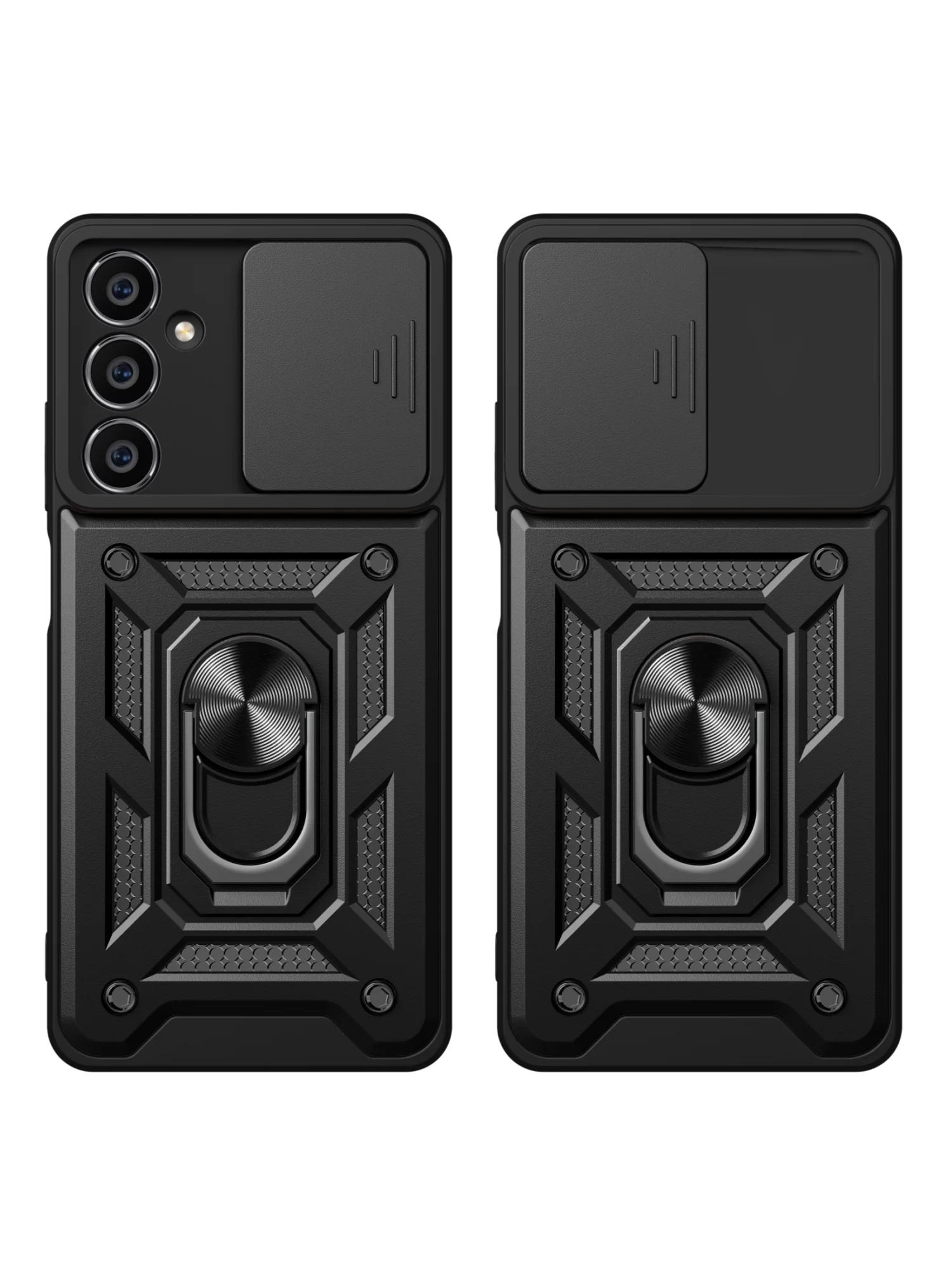 Серебряный чехол противоударный armors для Samsung S23 FE / Самсунг S23 ФЕ с защитой камеры
