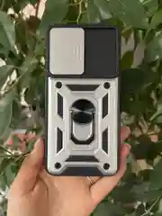 Красный чехол противоударный armors для Samsung S23 FE / Самсунг S23 ФЕ с защитой камеры