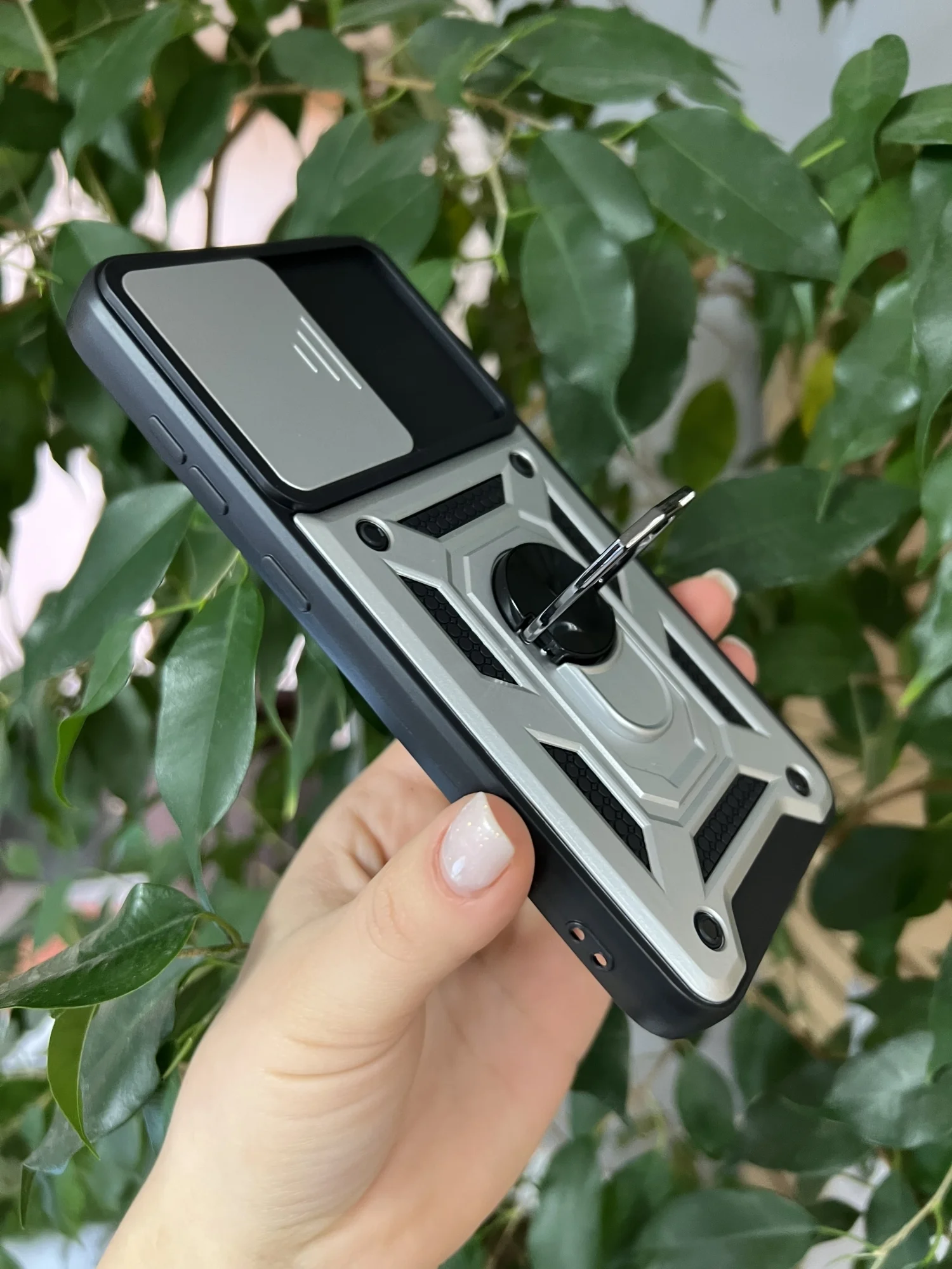 Красный чехол противоударный armors для Samsung S23 FE / Самсунг S23 ФЕ с защитой камеры