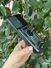Зеленый чехол противоударный armors для Samsung S23 FE / Самсунг S23 ФЕ с защитой камеры