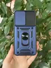 Темно-синий чехол противоударный armors для Samsung S23 FE / Самсунг S23 ФЕ с защитой камеры