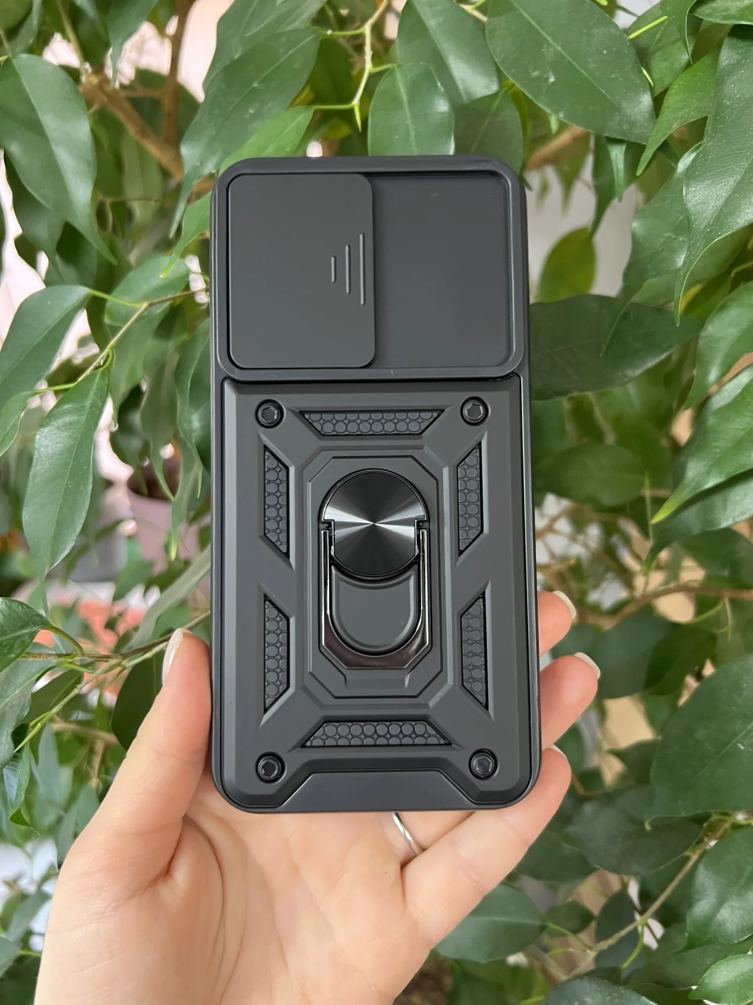 Черный чехол противоударный armors для Samsung S23 FE / Самсунг S23 ФЕ с защитой камеры