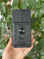 Черный чехол противоударный armors для Samsung S23 FE / Самсунг S23 ФЕ с защитой камеры