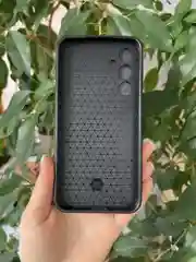 Черный чехол противоударный armors для Samsung S23 FE / Самсунг S23 ФЕ с защитой камеры