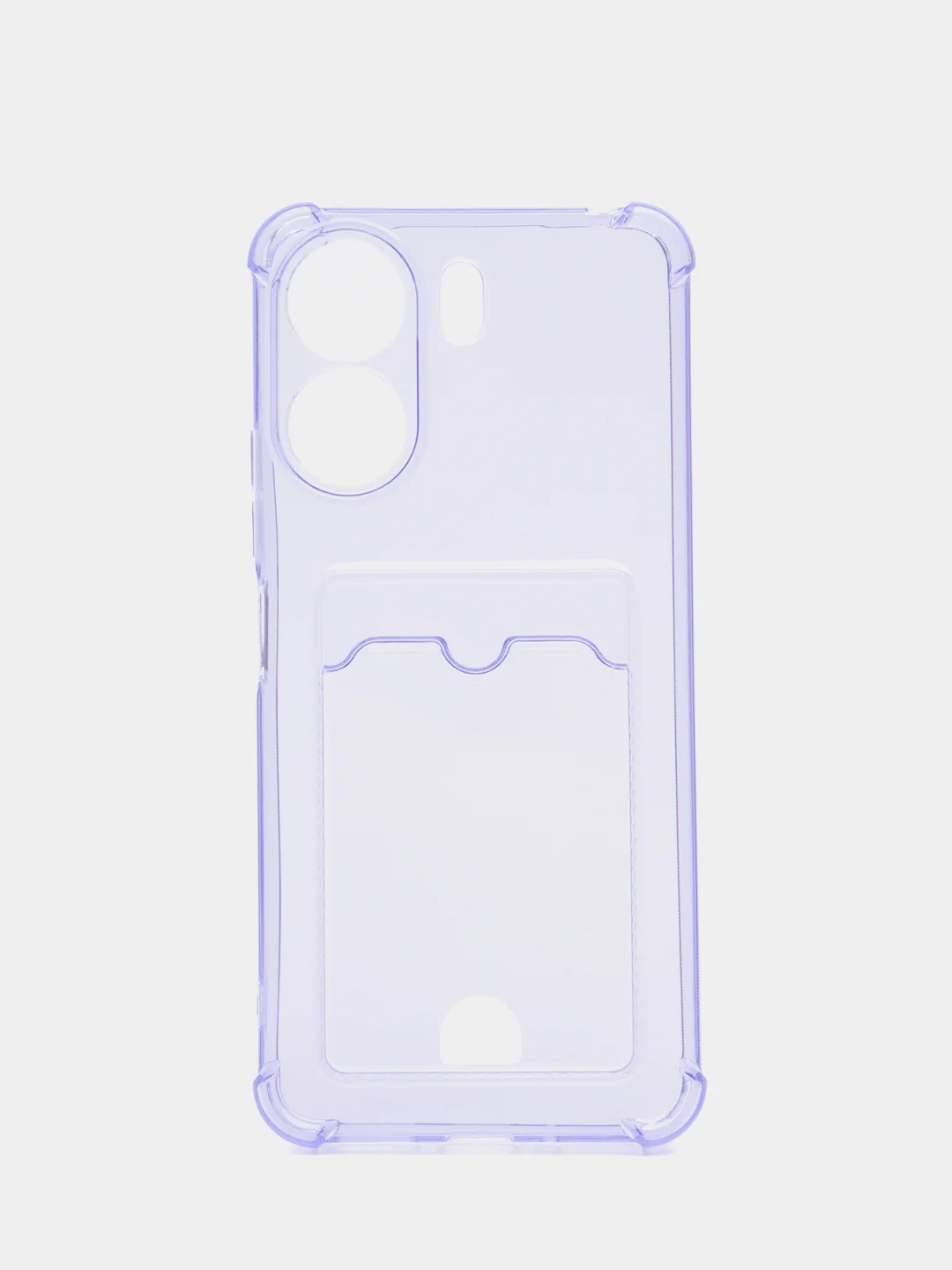 Лавандовый чехол для Xiaomi Redmi 13C / Poco C65 (Сяоми Редми 13С / Поко С65) с карманом для карт
