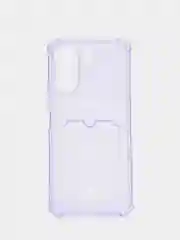 Лавандовый чехол для Xiaomi Redmi 13C / Poco C65 (Сяоми Редми 13С / Поко С65) с карманом для карт