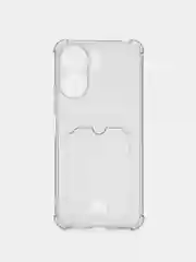 Тёмно-серый чехол для Xiaomi Redmi 13C / Poco C65 (Сяоми Редми 13С / Поко С65) с карманом для карт