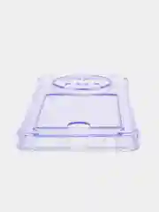 Лавандовый чехол для Realme 12 5G ( Реалми 12 5 джи) с карманом для карт, прозрачный