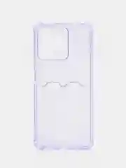 Лавандовый чехол для Realme C53 / C51 / Realme Note 50 (Реалми С53 / С51 Ноут 50) с карманом для карт