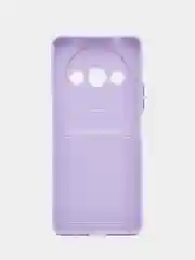 Лавандовый чехол для Xiaomi Redmi A3/Poco C61 (Сяоми Редми А3/Поко С61), с карманом для карт