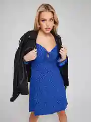 Синий платье женское