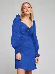 Синий платье женское
