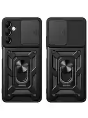 Красный чехол противоударный armors для Samsung M14 5G / Самсунг М14 5G с защитой камеры