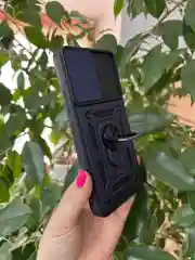 Темно-синий чехол противоударный armors для Samsung M14 5G / Самсунг М14 5G с защитой камеры
