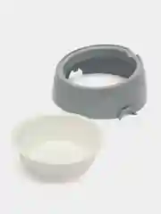 Серый лего-миска для животных с наклоном 0,3л