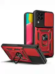 Темно-синий чехол противоударный armors для Samsung M33 5G / Самсунг М33 5G с защитой камеры
