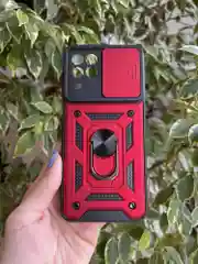 Красный чехол противоударный armors для Samsung M33 5G / Самсунг М33 5G с защитой камеры