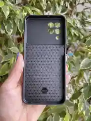 Серебряный чехол противоударный armors для Samsung M33 5G / Самсунг М33 5G с защитой камеры