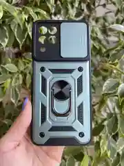Зеленый чехол противоударный armors для Samsung M33 5G / Самсунг М33 5G с защитой камеры