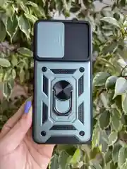 Зеленый чехол противоударный armors для Samsung M33 5G / Самсунг М33 5G с защитой камеры