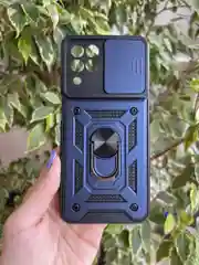 Серебряный чехол противоударный armors для Samsung M33 5G / Самсунг М33 5G с защитой камеры