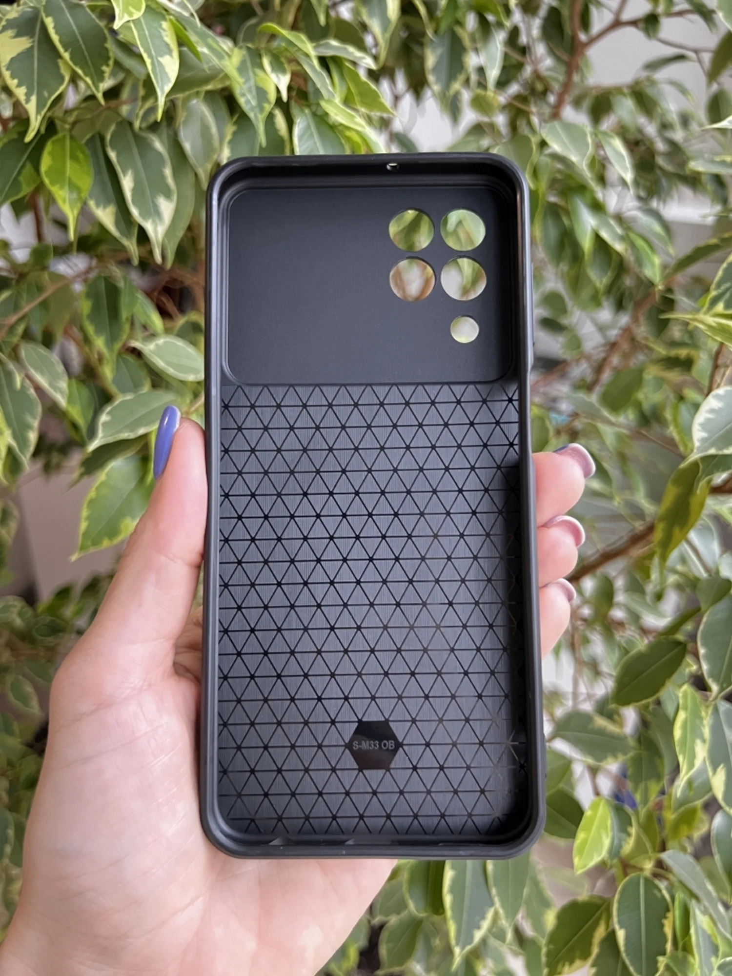 Серебряный чехол противоударный armors для Samsung M33 5G / Самсунг М33 5G с защитой камеры
