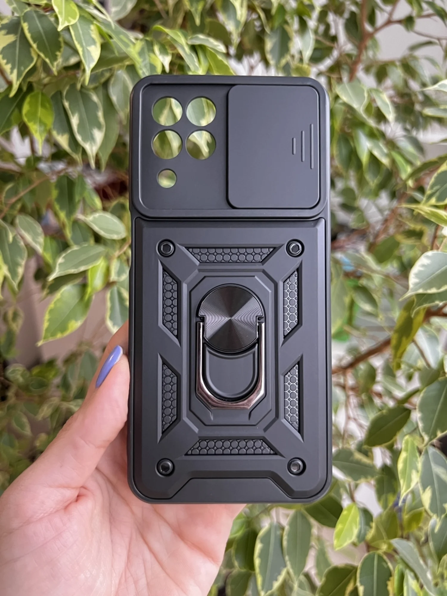Черный чехол противоударный armors для Samsung M33 5G / Самсунг М33 5G с защитой камеры