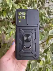 Черный чехол противоударный armors для Samsung M33 5G / Самсунг М33 5G с защитой камеры