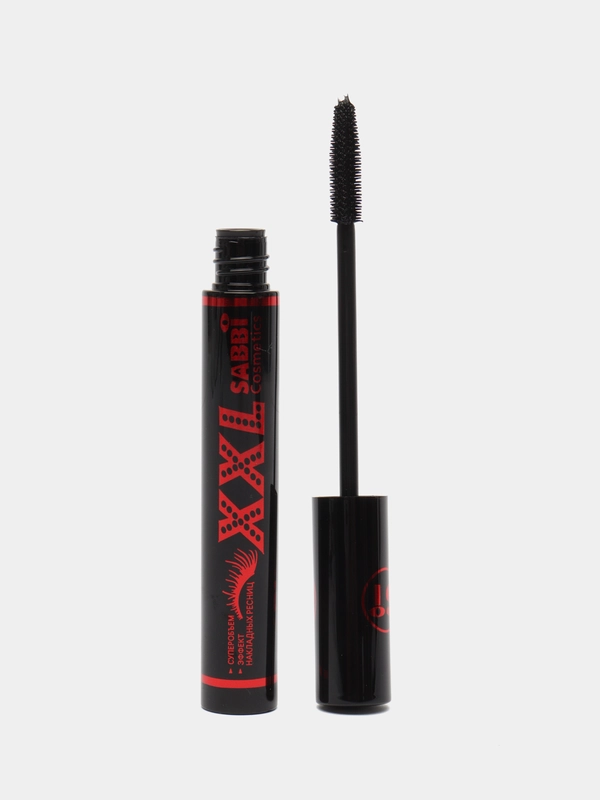 Тушь для ресниц XXL Суперобъем, эффект накладных ресниц, чёрная