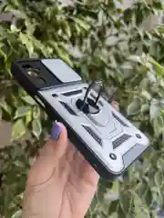 Серебряный чехол противоударный armors для Samsung M13 4G и M23 5G / Самсунг М13 4G и М23 5G