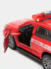 Багровый машинка металлическая, инерционная